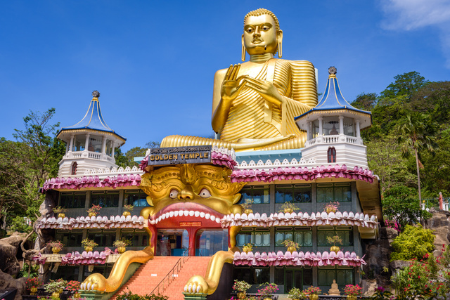 Golden temple in Dambulla